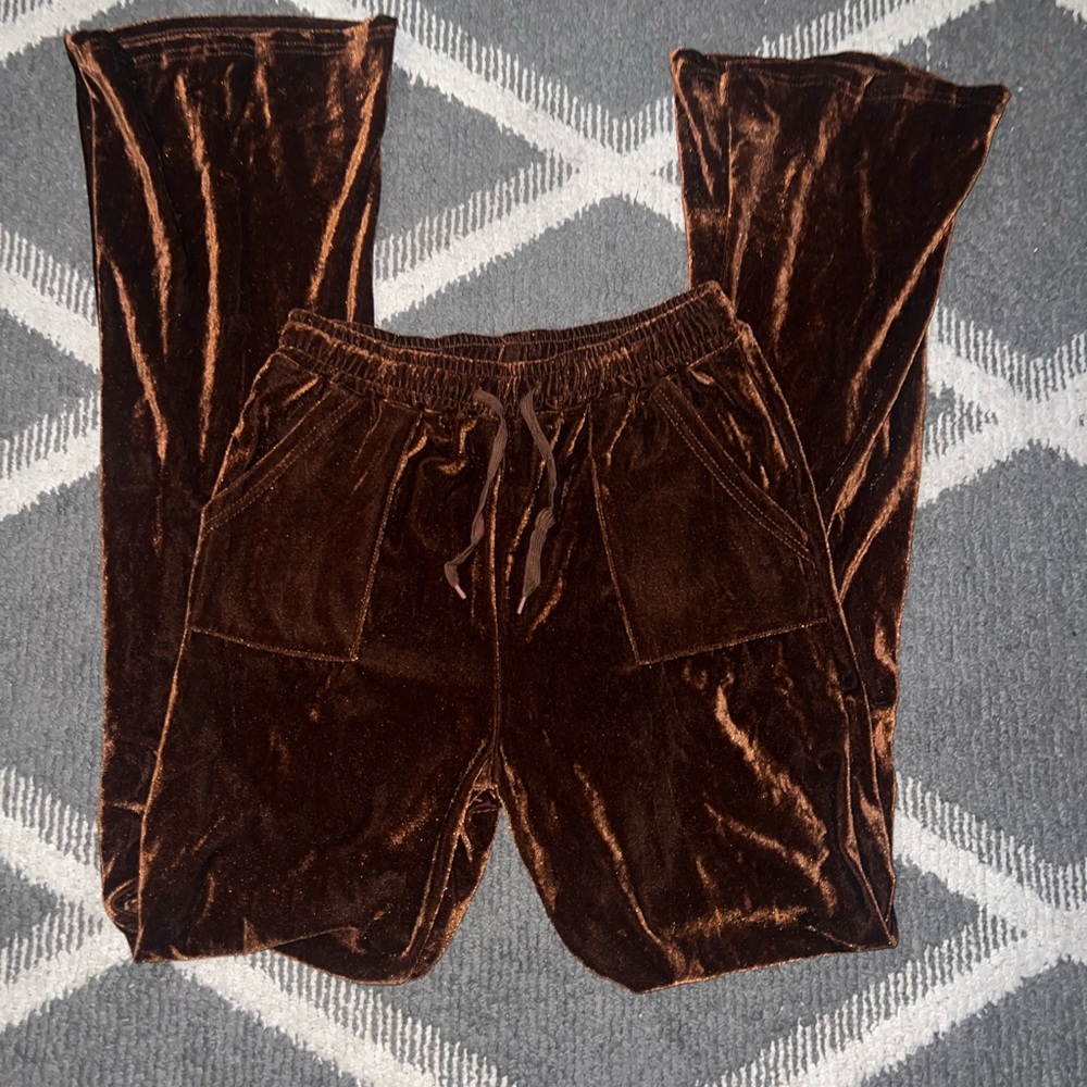 Women’s 2 Piece Velour Hoodie Jogger Tracksuit
